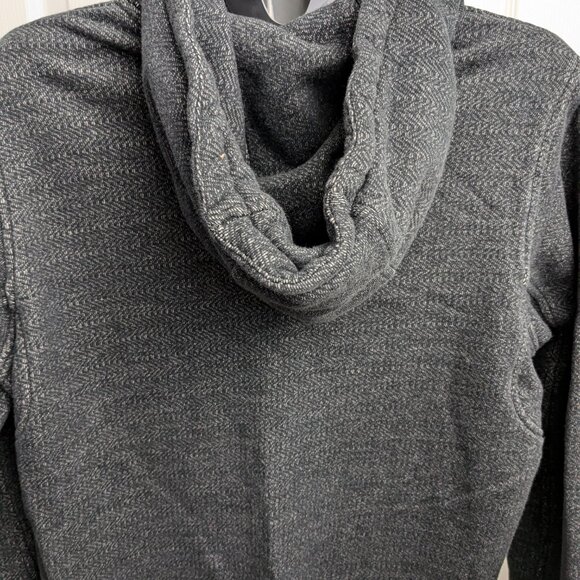 Nike Men's Hoodie Pullover Knit Sweater, Gray, Large, 100% Cotton, 1/4 Button - Picture 12 of 14